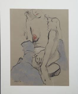 Appraisal: Don Wright - Seated Woman pastel signed and dated l