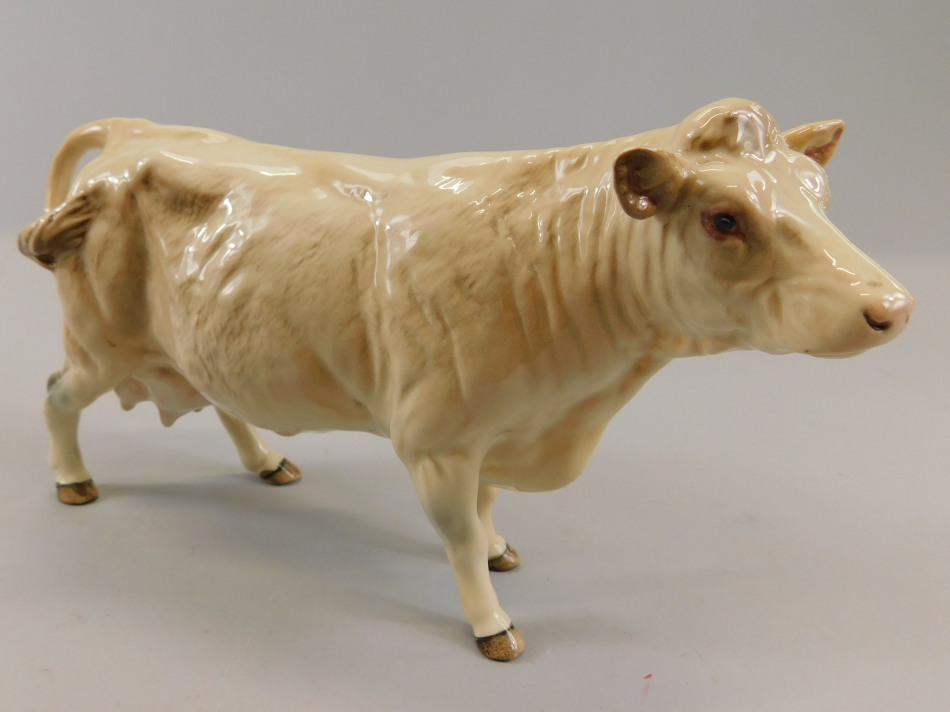 Appraisal: A Beswick model of a Charolais cow model number A