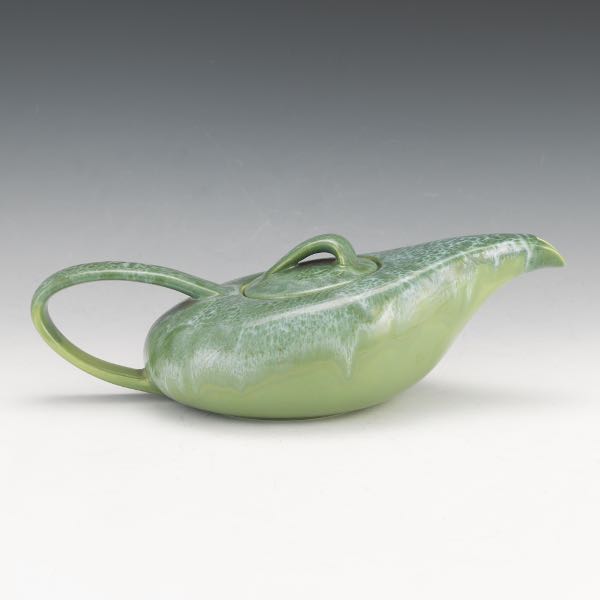 Appraisal: VERNON KILNS TEAPOT x x Modern early California Vernon Kilns