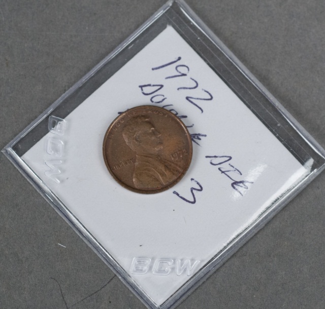 Appraisal: Doubled Die Obverse Lincoln Cent AU with light spotting on