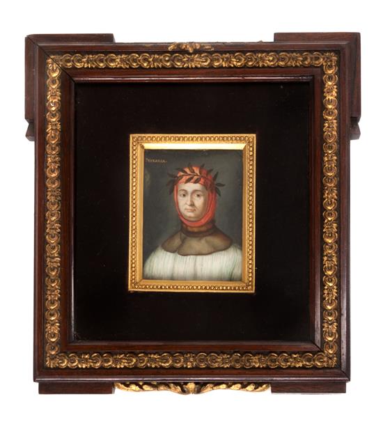 Appraisal: Sale Lot A Continental Portrait Miniature depicting a gentleman with