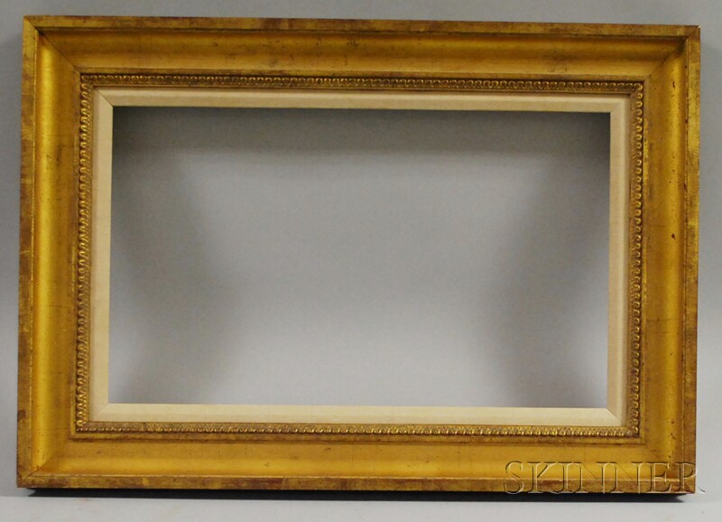 Appraisal: Neoclassical-style Giltwood and Gesso Frame rabbet x exterior x in