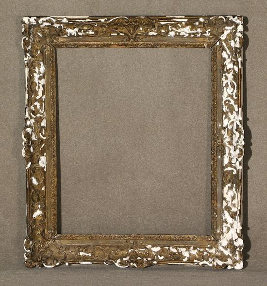 Appraisal: Louis XV Style Gilt Composition Wood Frame th Century Sight