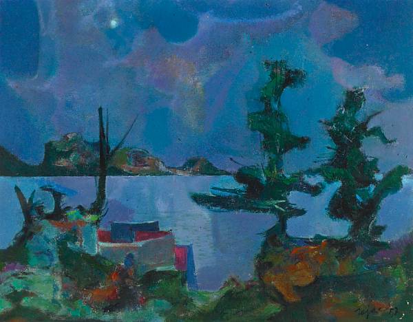 Appraisal: Jack Zajac American b Mexican Lake signed and dated 'Zajac