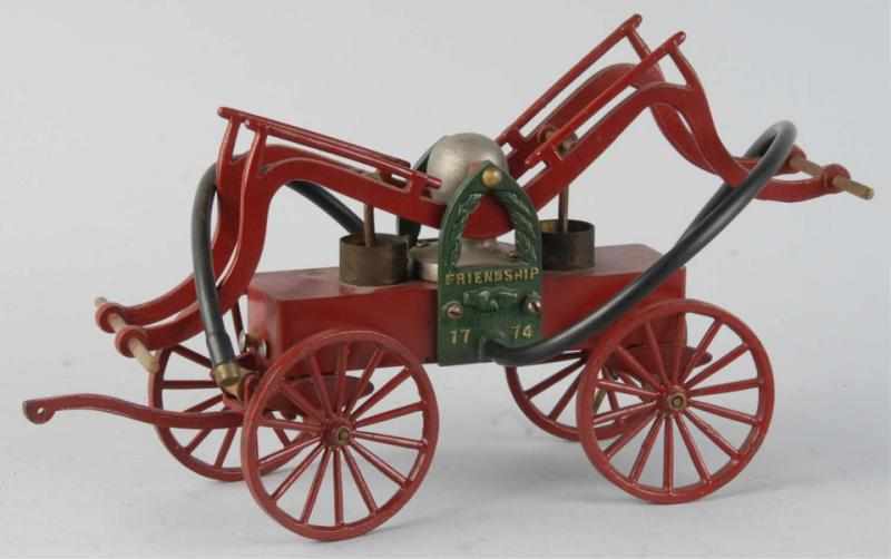 Appraisal: Cast Iron Friendship Water Pumper Toy Description American Embossed Friendship