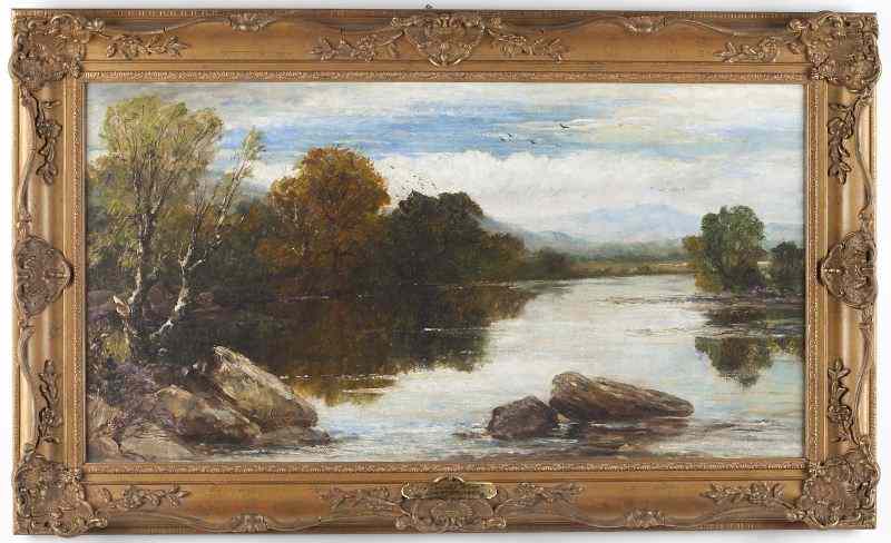 Appraisal: George Chester Br - The Riveroil on canvas signed lower