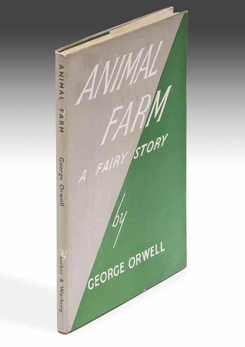 Appraisal: Orwell George Animal Farm first edition first impression original cloth