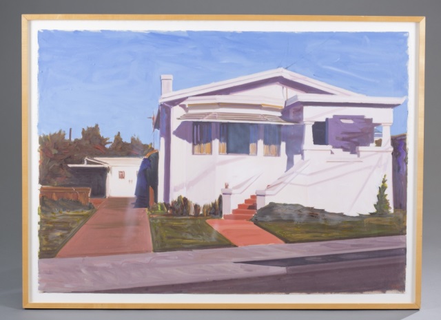 Appraisal: Drew Beattie House Garage Painting Drew Beattie American b professor