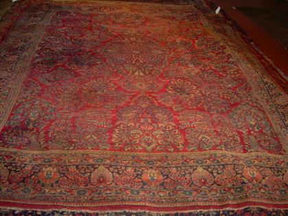 Appraisal: Sarouk carpet west persia circa ft in x ft -