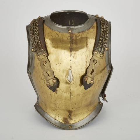 Appraisal: French Heavy Cavalryman s Model Cuirass th century of brass