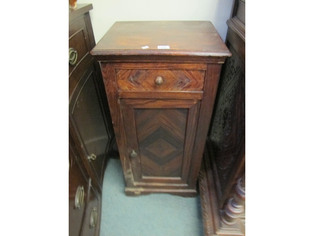 Appraisal: Bedside cabinet two chairs