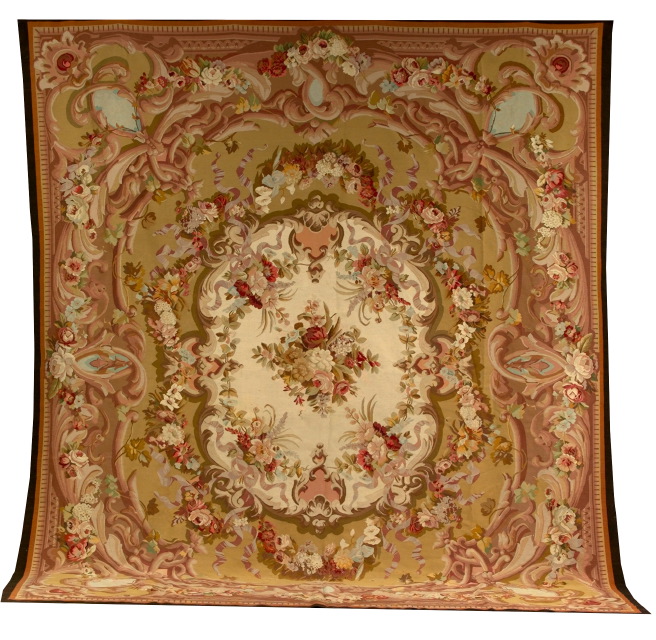 Appraisal: Semi-Antique Louis XVI-Style Aubusson Carpet ' x '