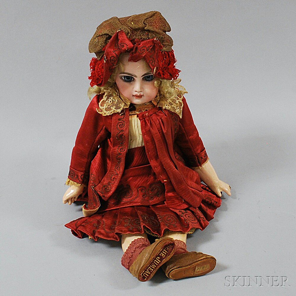 Appraisal: B b Jumeau Bisque Head Girl Doll stamped D pos