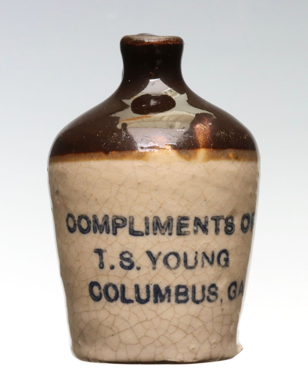 Appraisal: COLUMBUS GEORGIA STONEWARE MINI JUG