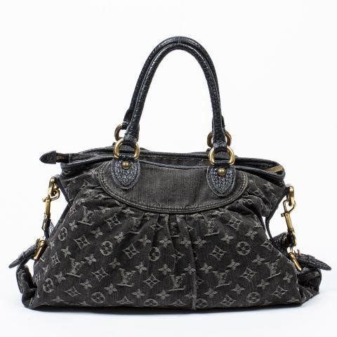 Appraisal: Louis Vuitton Neo Cabby shoulder bag in dark gray monogram