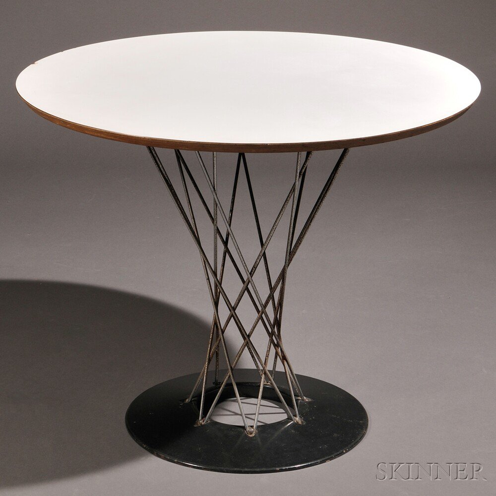 Appraisal: Isamu Noguchi Cyclone Table Laminates and metal Knoll Associates designed