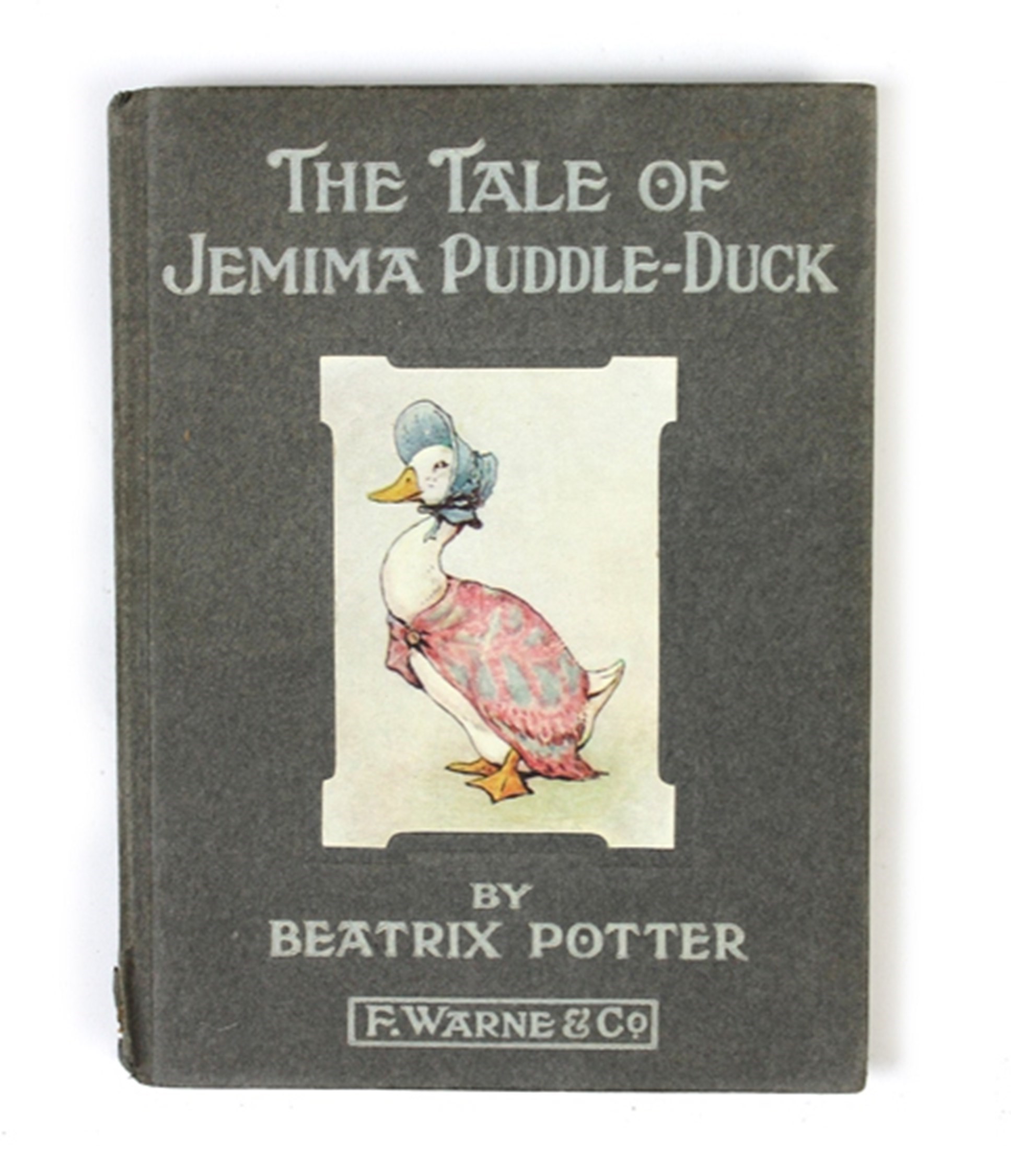 Appraisal: POTTER B The Tale of Jemima Puddle Duck First Edition