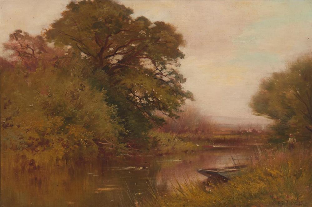 Appraisal: Ernest Parton - New York NY Near Wilford Surrey Oil