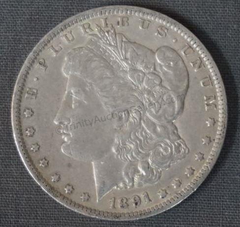 Appraisal: O Morgan Silver Dollar In very good average circulated condition