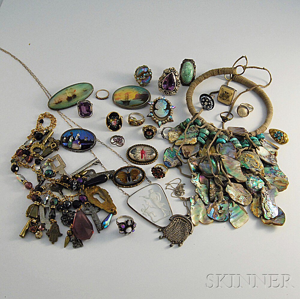 Appraisal: Group of Costume and Other Jewelry including an assortment of