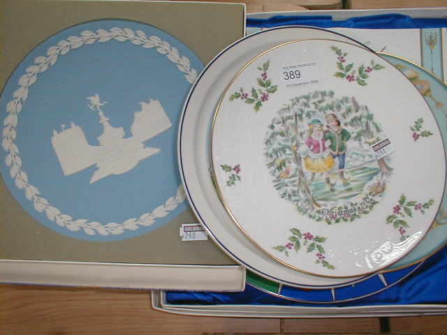 Appraisal: Wedgwood and other Christmas plates