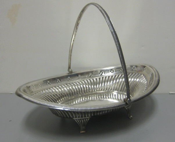 Appraisal: GEORGE HOWSON - HARRISON BROS HOWSON SHEFFIELD English silver basket