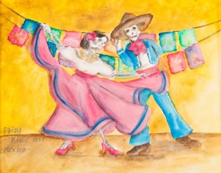 Appraisal: Frida Kahlo El Baile de las Calacas Frida Kahlo Mexico