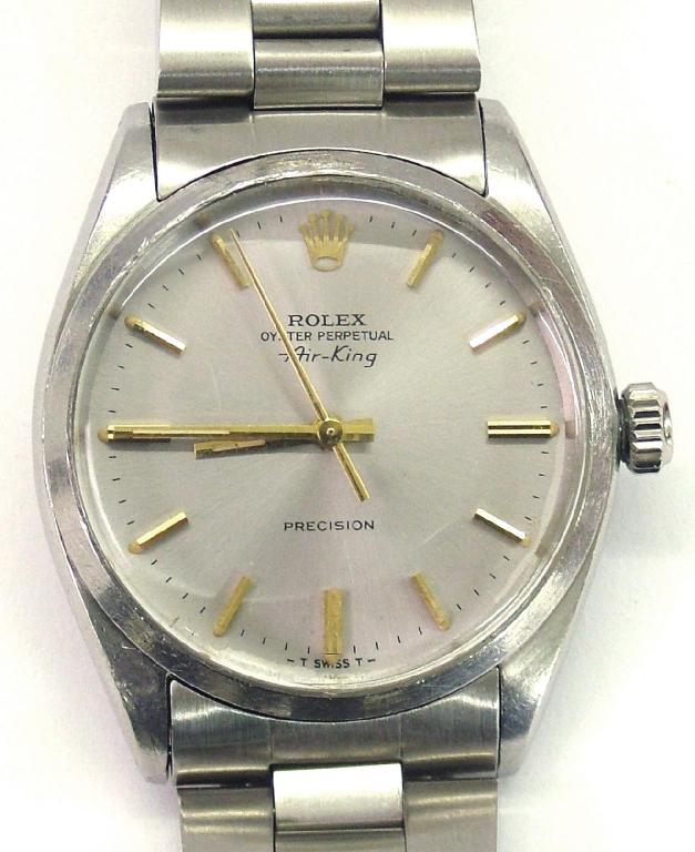 Appraisal: Rolex Air King Oyster Perpetual Precision stainless steel gentleman's wristwatch