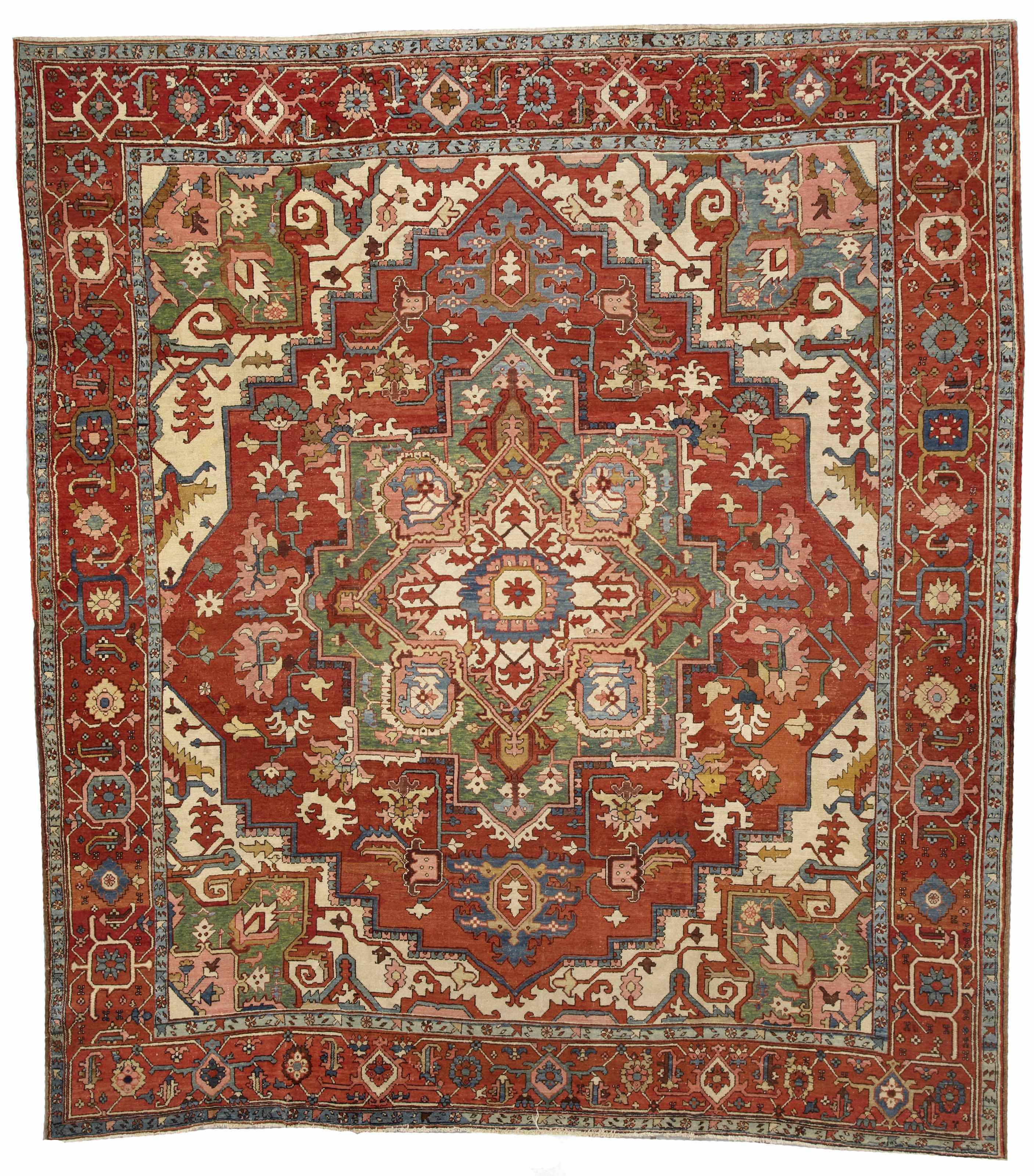 Appraisal: A Serapi carpet Northwest Persialate th centurysize approximately ft in