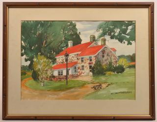 Appraisal: C X Carlson Watercolor on Paper Painting American - lived