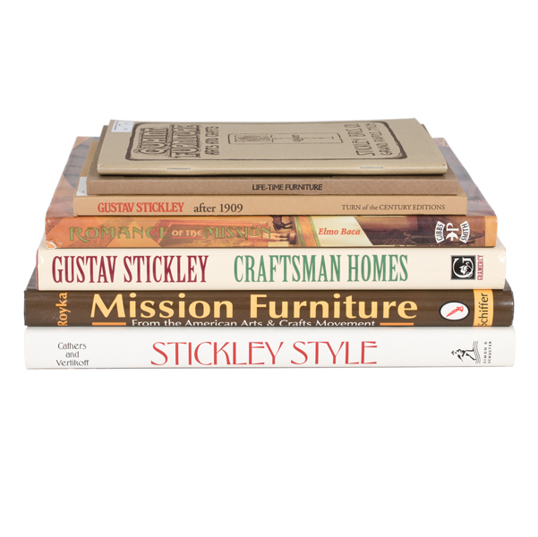 Appraisal: A group of seven books and catalogs on Stickley and