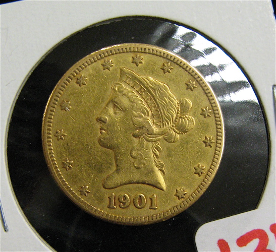 Appraisal: U S TEN DOLLAR GOLD COIN Liberty head type -S