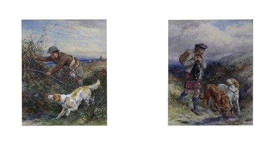 Appraisal: James Hardy junior The Wounded PartridgeThe Refreshing Draughtsigned and dated