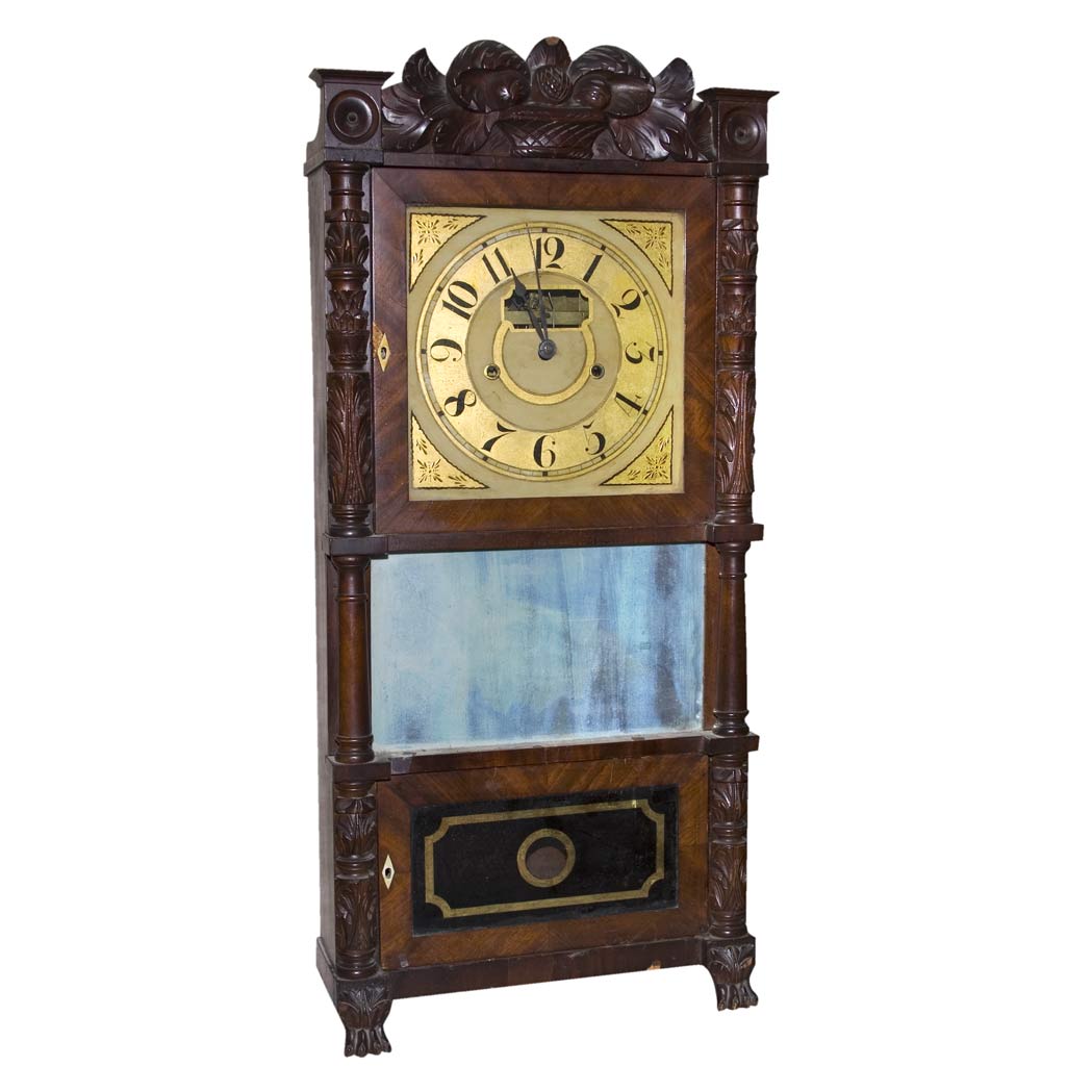 Appraisal: Classical Style Mahogany Clock Height inches