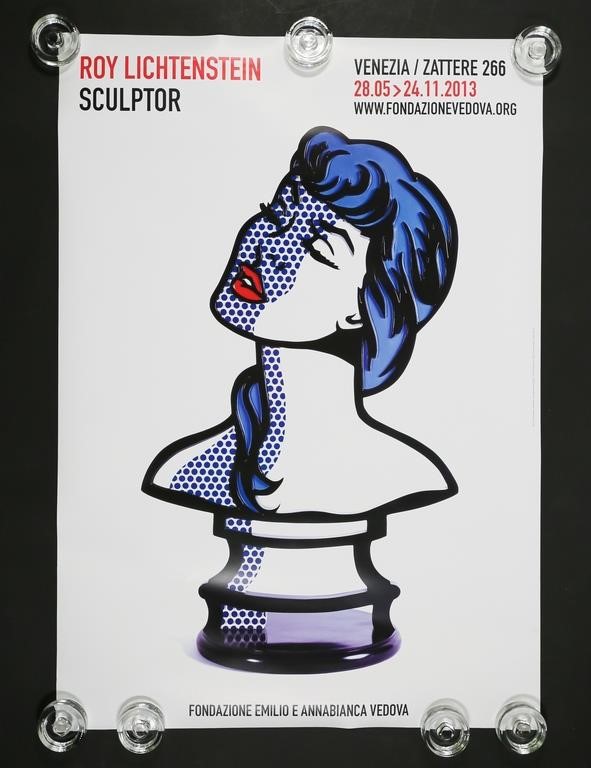 Appraisal: After Roy Lichtenstein American New York - Exhibition poster for