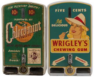 Appraisal: Two Kayem Products Co Inc Cent Wrigley Gum Vendor and