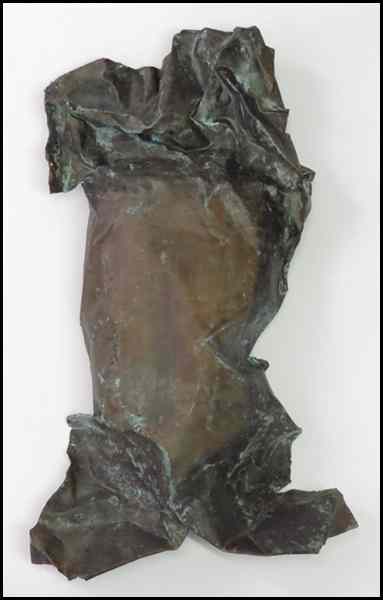 Appraisal: ABSTRACT PATINATED COPPER TORSO '' x '' Condition No Specific