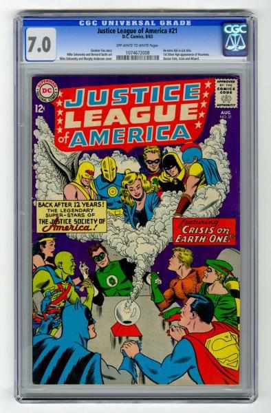 Appraisal: Justice League of America CGC Click for full description