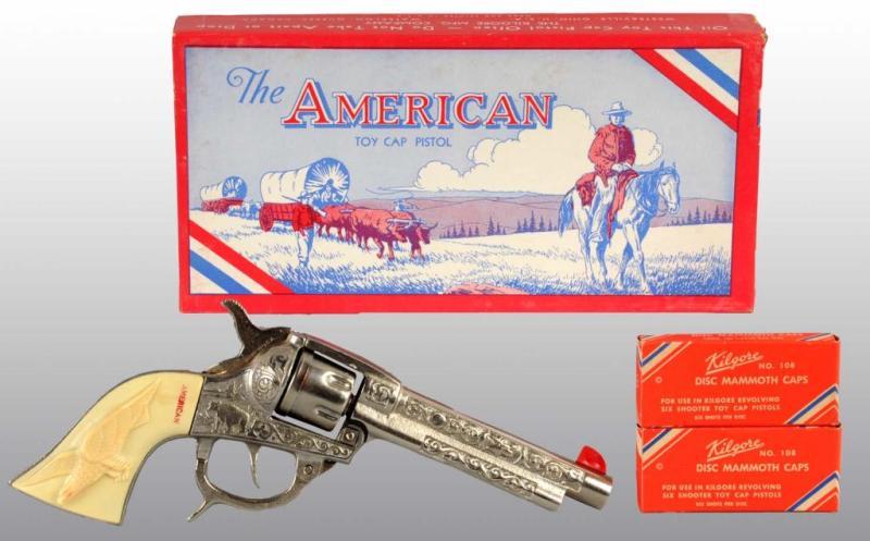 Appraisal: Kilgore American Toy Cap Gun Description 's Includes original box