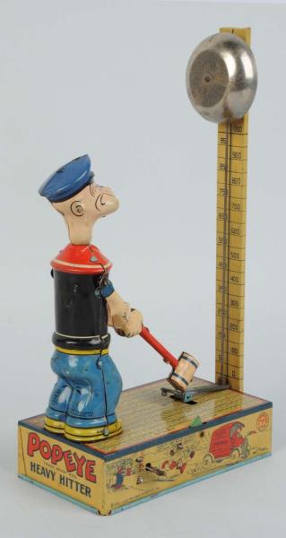 Appraisal: Chein Tin Litho Wind-Up Popeye Heavy Hitter Toy Marked King