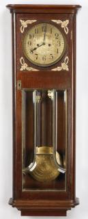 Appraisal: th c Art Nouveau Vienna regulator clock h th century