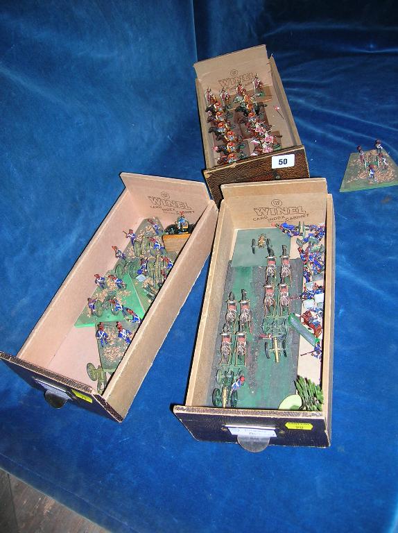 Appraisal: A collection of nicely painted mm French Napoleonic soldiers comprising