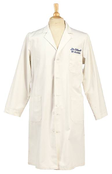 Appraisal: A Mark Harmon lab coat from St Elsewhere NBC Television