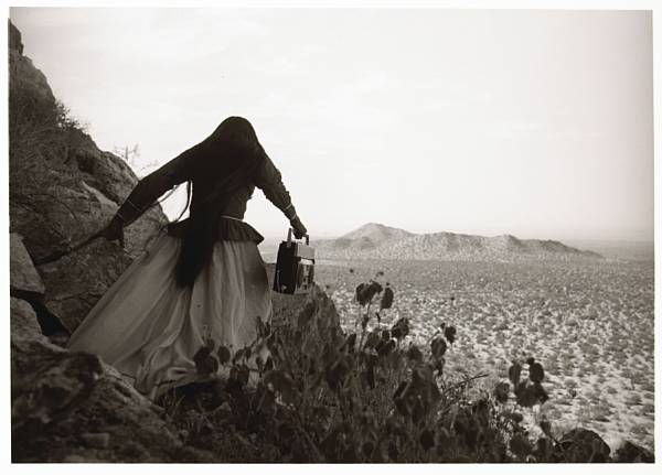 Appraisal: Graciela Iturbide Mexican born Mujer Angel Angel Woman Sonora Desert