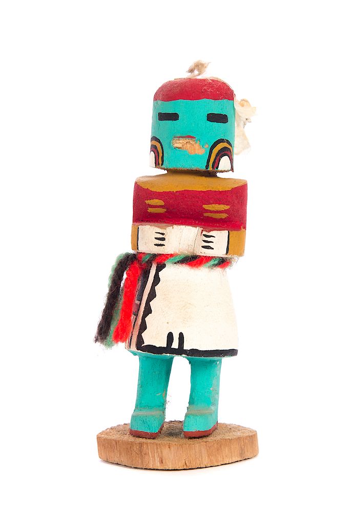 Appraisal: Miniature Pawiky Duck Kachina Measures tall Damaged - nose is