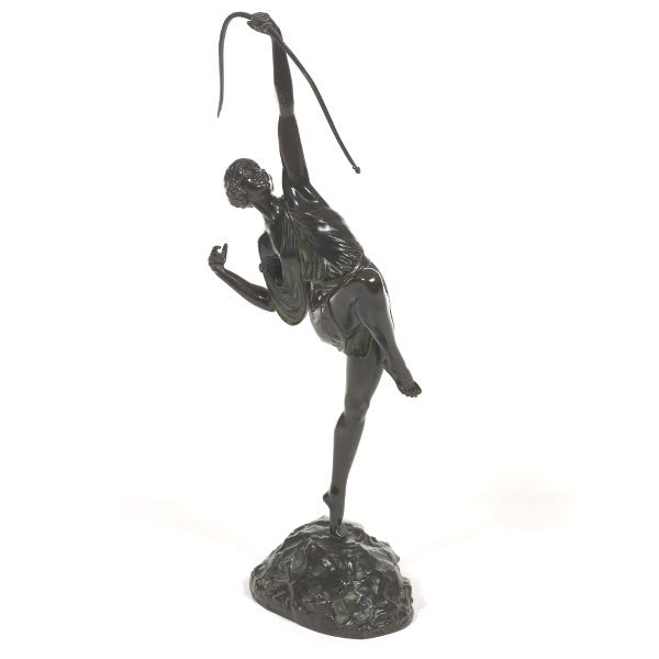 Appraisal: PIERRE LE FAGUAYS FRENCH - x x Art deco bronze