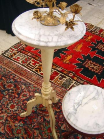 Appraisal: MARBLE TOP PEDESTAL