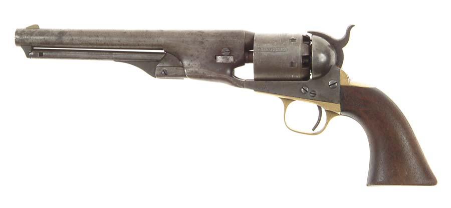 Appraisal: MARTIALLY MARKED COLT MODEL PERCUSSION REVOLVER Cal SN Usual configuration