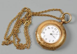 Appraisal: K Waltham Lady's Pocket Watch American Watch Company Waltham Massachusetts