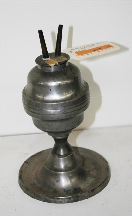 Appraisal: Whale oil lamp